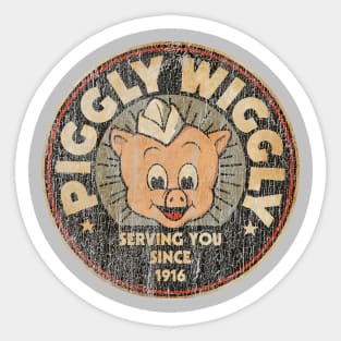 Piggly Wiggly Cracked Sticker